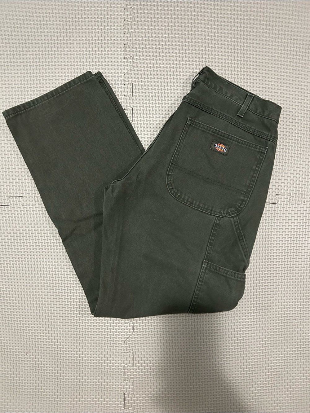 Dickies Relaxed Fit Heavyweight Duck Carpenter Pants Men's Green